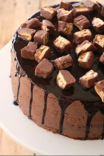 Receta y cómo hacer pastel o bizcocho de Snickers Receta y cómo hacer pastel o bizcocho de Snickers