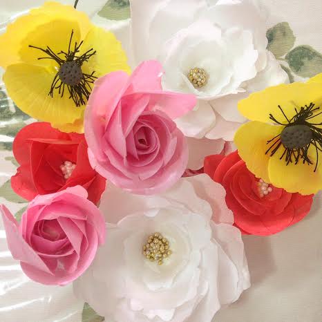 Foto-flores de papel-tutoria